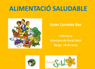 Xerrada sobre Alimentació Saludable, impartida per Ester Corrales.