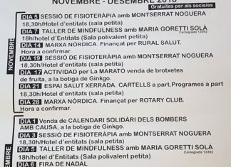 AGENDA DE NOVEMBRE